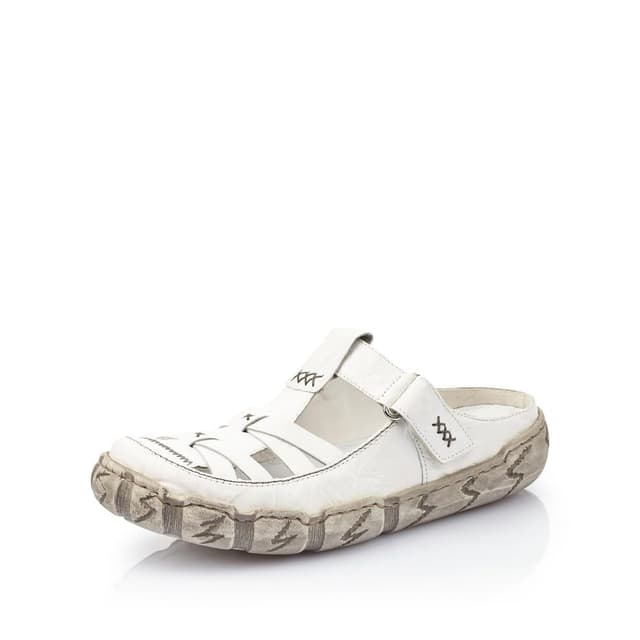 Rieker Damen Low-Top Sneaker L0396, Frauen Halbschuhe 38 EU Weiss 80