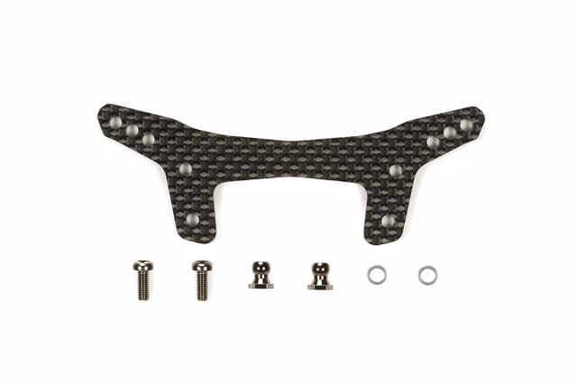 Tamiya 300054562 - DT-03 Dämpferbrücke vorn Carbon Verst