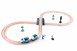 Hape Sicherheits-Set, achtförmig, 271.78 x 46 x 10.01 cm