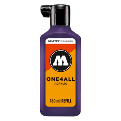 Molotow ONE4ALL Refill Acryl, Farbe 043 dunkel violett 180 ml, Nachfülltinte für Permanentmarker