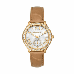 Michael Kors Damen-Uhren Analog Quarz 32027704 38MM Braun Angebot bei HelloDeals