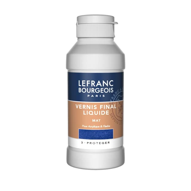 Lefranc Bourgeois 300674 LB Matter Firnis 250ml Malmittel, Acryl, Transparent, 250 ml (1er Pack)