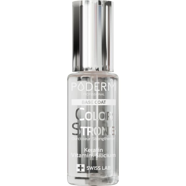 Base Coat Nagelhärter mit Biotin, Silicium, Keratin - Stärkt & Gewährleistet langanhaltende Farben auf brüchigen Nägeln, die durch permanente Lackierung beschädigt sind - Hände & Füße - Swiss Made