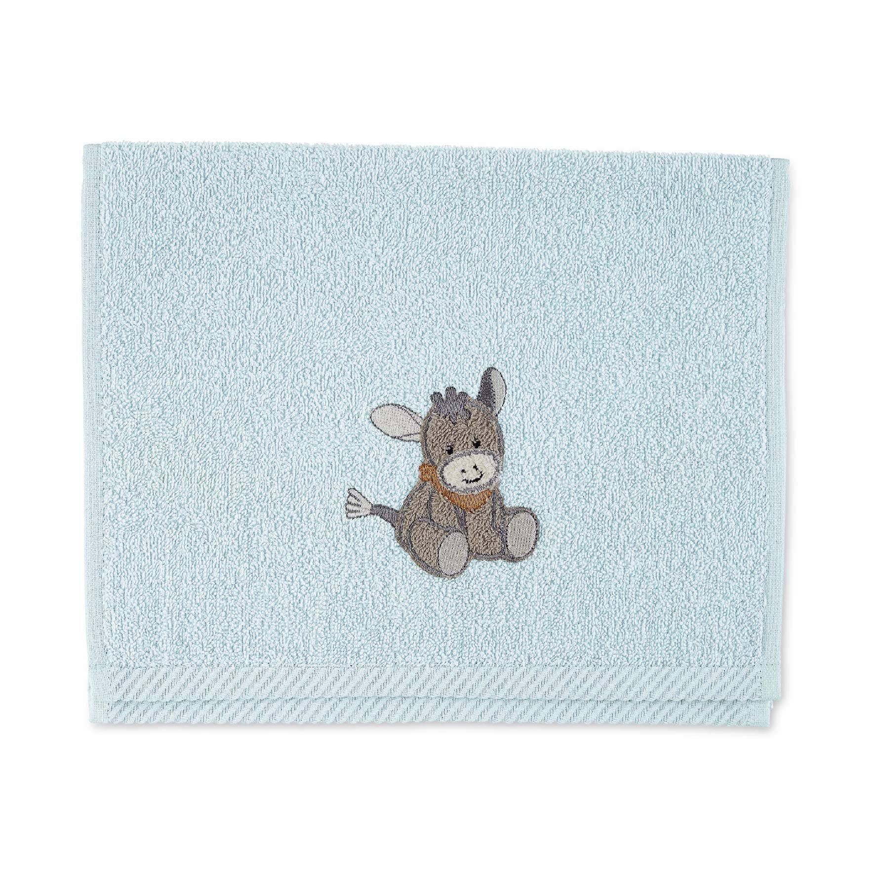Sterntaler Kinderhandtuch Esel Emmi, Alter: ab 0 Monate, 50 x 30 cm, Hellblau 50x30 cm (1er Pack) Emmi 2020
