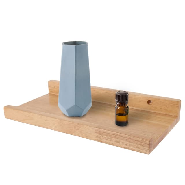 VIDETOL Bilderleiste Holzregal 30 cm Wandregal Holz Massivholz Schweberegal für Wohnzimmer, Schlafzimmer und Badezimmer