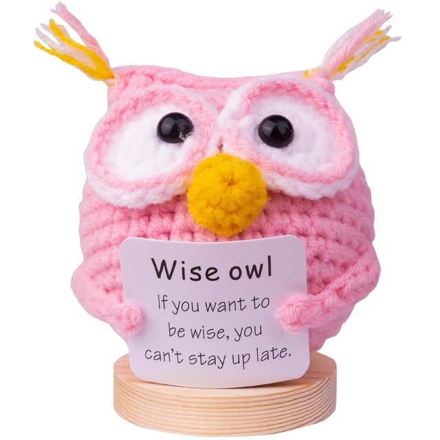 Mwmoeen Lustiger Positiver Pinguin, Positive Kartoffel Pocket Hug Geschenke Beste Freundin Geschenke für Freundin Kleine Geschenke für Frauen(B22)