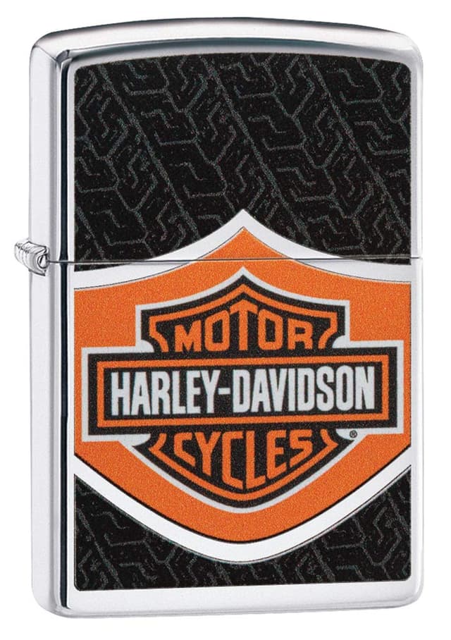 ZIPPO – Sturmfeuerzeug, Harley Davidson, Color Image, Chrome High Polished, nachfüllbar, in hochwertiger Geschenkbox