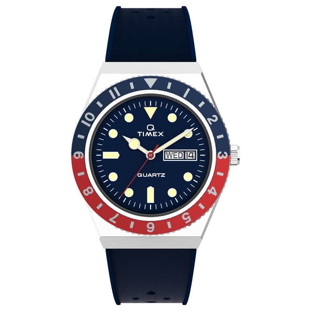 Timex 38 mm Q Diver Inspired Blau