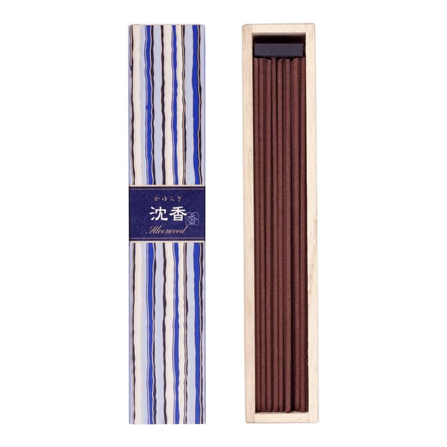 Nippon Kodo Räucherstäbchen Agilawood, 40 Stäbchen, 4 Sets, ca. 25 Minuten Brenndauer, Entspannung