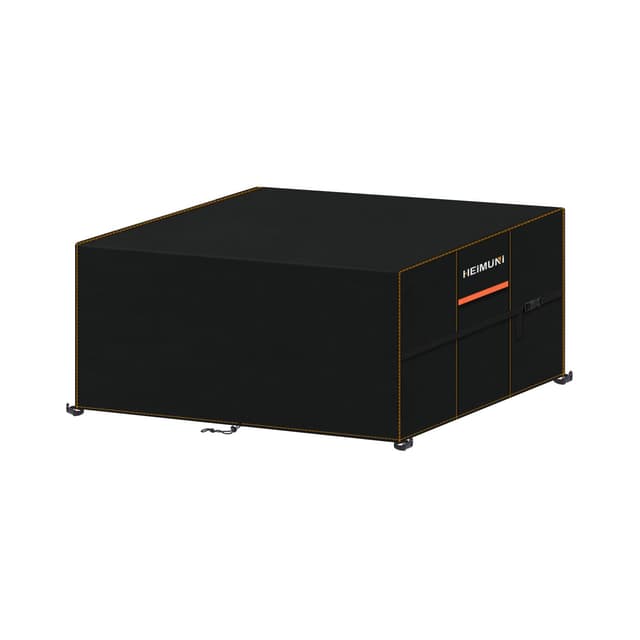 HEIMUNI Gartentisch Abdeckung Wasserdicht 130x80x80cm, Schutzhülle Gartenmöbel Winterfest, 420D Oxford Gewebe Gartentisch Abdeckplane, Abdeckung Gartenmöbel Tisch für Gartentisch Sitzgruppe