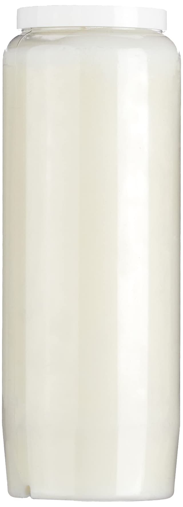 Hautekiet 7159276 Kerze, 9 Tage, Weiß, 6,8 x 20 cm, Weiß