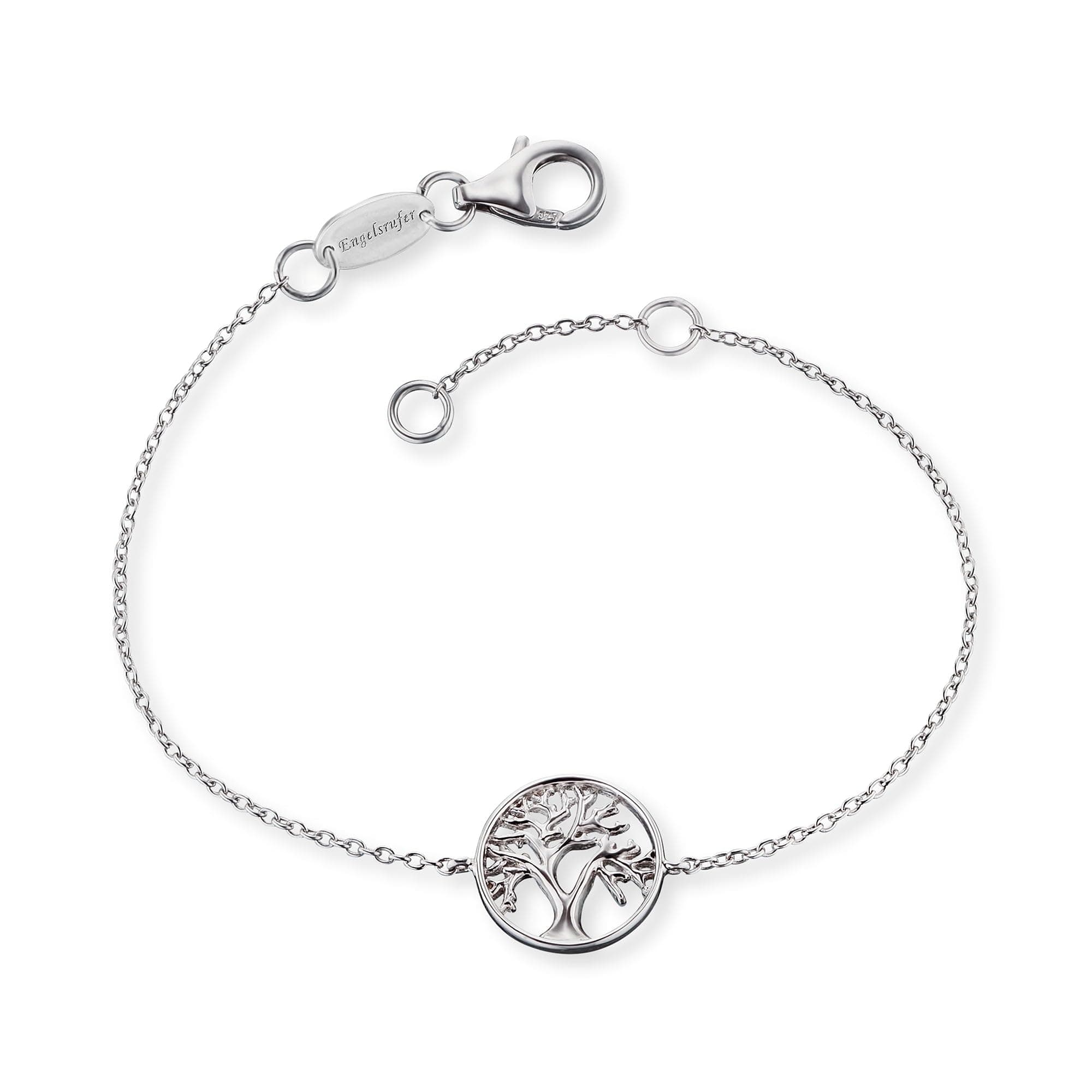 Engelsrufer Damen Armband mit Lebensbaum Anhänger aus Sterling Silber, Karabinerverschluss