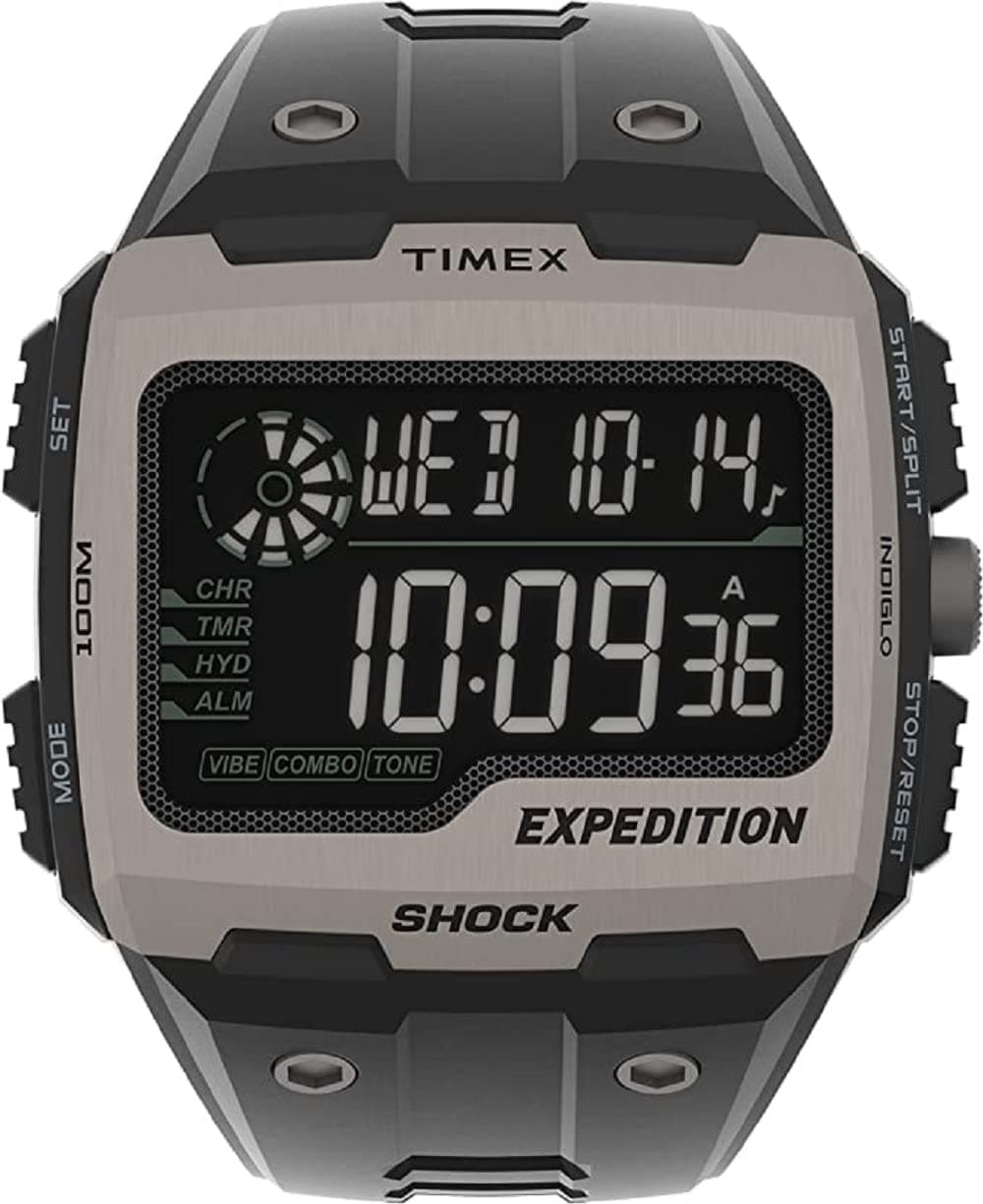 Timex Expedition Grid Shock Herren-Armbanduhr 50mm aus Kunstharz Mehrfarbig/Schwarz