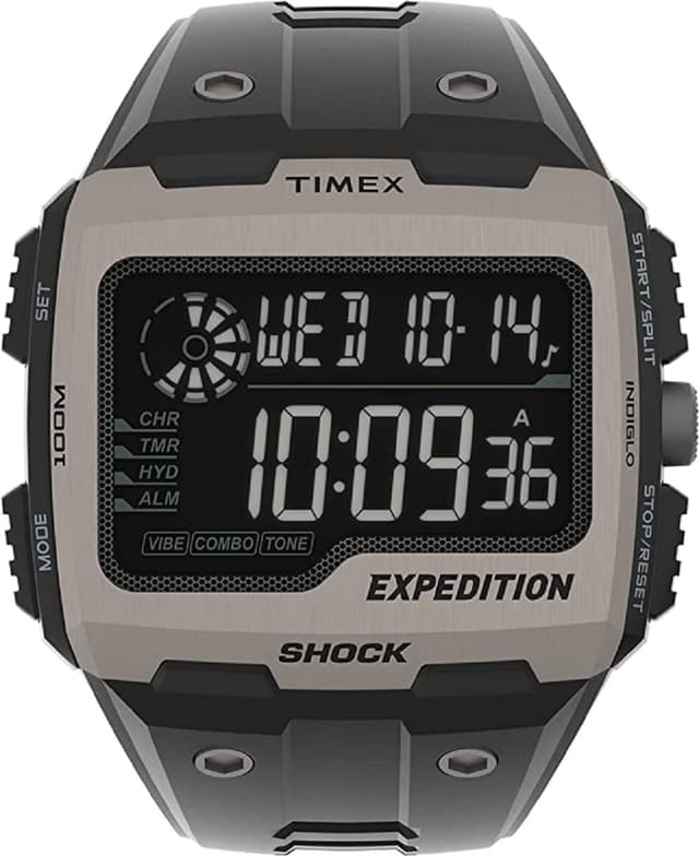 Timex Expedition Grid Shock Herren-Armbanduhr 50mm aus Kunstharz Mehrfarbig/Schwarz