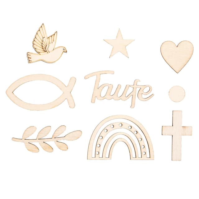 180 StüCk Taufe Deko Set, Streudeko Taufe Taube Holz, Streudeko Regenbogen, Taufe Tischdeko KinderpartyzubehöR Dekoration