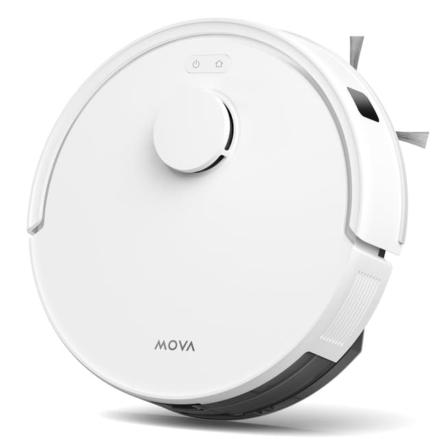 Mova E20 Saugroboter mit Wischfunktion, LDS-Navigation, 5.000 Pa Saugkraft, 2-in-1 Staubsaugen und Wischen, Kompakte Bauweise