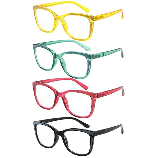 Eyekepper 4-Pack Damen Lesebrille Modische Muster Design Bequeme Lesehilfe +2.25 4 Stueck Mix 2.25 x