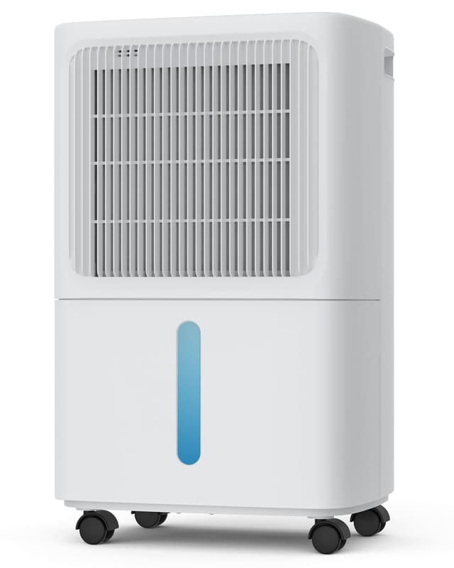 LEENON Luftentfeuchter Elektrisch 16L Entfeuchter Keller Leise 36dB Raumentfeuchter with Schlafmodus 24H Timer Wäschetrocknung Ablaufschlauch, Auto-Neustart Dehumidifier 35m² für Wohnung Badezimmer