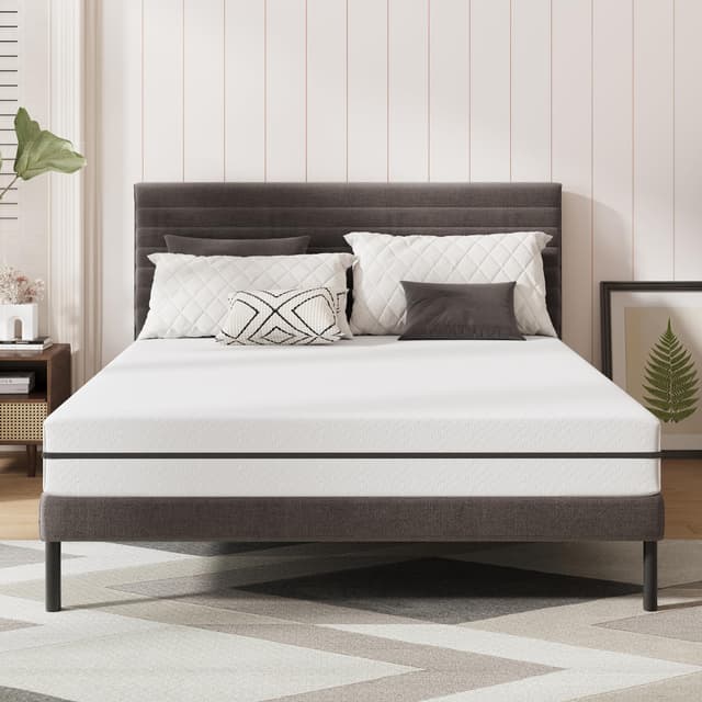 EGO HOME Matratze 90x200 cm H3 18 cm – Gel Memory Foam Kaltschaummatratze, Orthopädisch & Atmungsaktiv, Öko-Tex Zertifiziert, für Erholsamen Schlaf, Punktelastisch, Rückenschoner,Erholsamen Schlaf Weiß - 18cm 90 x 200 cm
