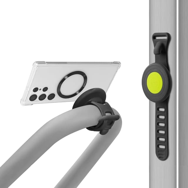 Bone Magnetische Gym Handyhalterung – Universale Silikon Handyhalterung mit starkem Magnet für Fitness, Workout und Training – Kompatibel mit Handyhüllen und Fitnessgeräten