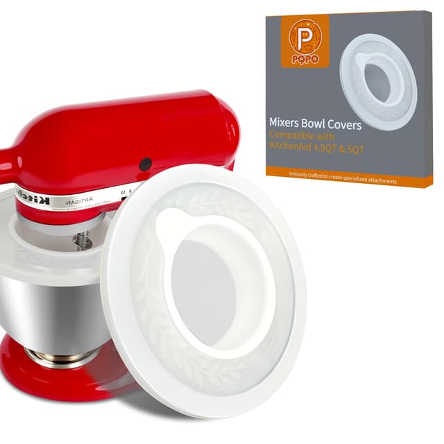 Deckel für Standmixer, Kompatibel mit Kitchen Aid 4.5-5 Quart Kipp-Kopf Standmixer Schüssel, Teig Aufgehen Schüssel Covers 150 Gramm
