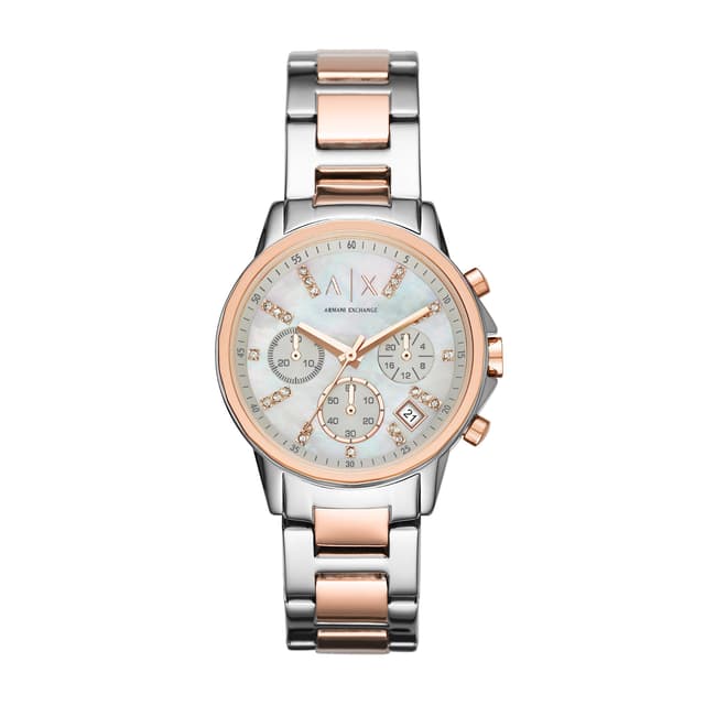 Armani Exchange Watch for Women Silber