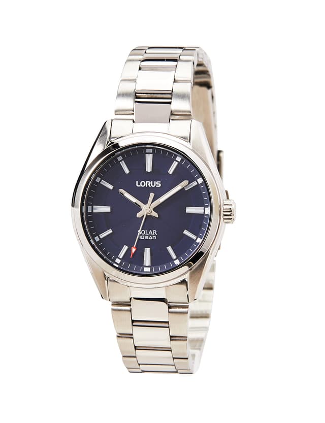 Lorus Damen-Uhr Solar Edelstahl mit Metallband RY501AX9