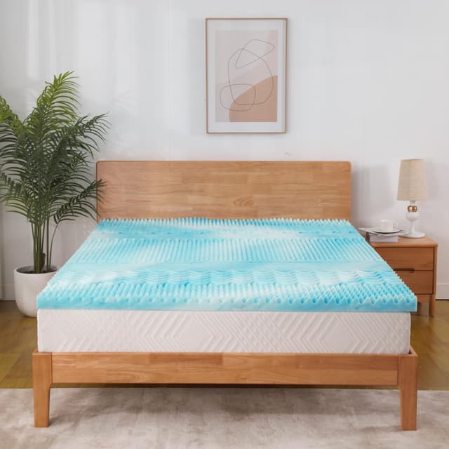 ESSENCE SLEEP Matratzentopper 160x200 cm Bequemer Schaumstoff Matratzenauflage Höhe 5 cm 7-Zonen Ergonomisch Matratzen Topper, Eierschalen-Schnitt, Ohne Bezug, CertiPUR Zertifiziert, 160x200cm Höhe 5cm 160 x 200 cm