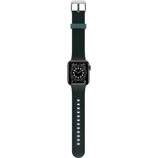 OtterBox All Day Uhrenarmband für Apple Watch Series 10/9/8/7/6/SE 2. gen/SE 1. gen/5/4-40mm/41mm/42mm, weiches, angenehmes und strapazierfähiges Silikonband für Apple Watch, Grün/Blau Apple Watch 42/41/40mm Grün / Blau