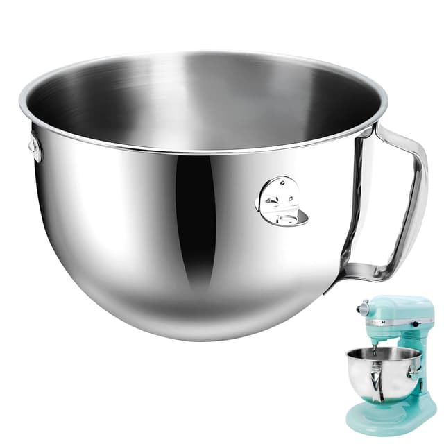KN256WW Flachschlägelaufsatz aus Edelstahl für Kitchen Aid Bowl Lift Standmixer