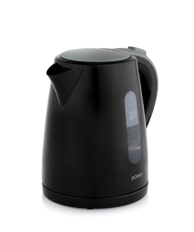 DOMO DO9198WK Wasserkocher - 1 L - Schwarz 1 Liter Schwarz