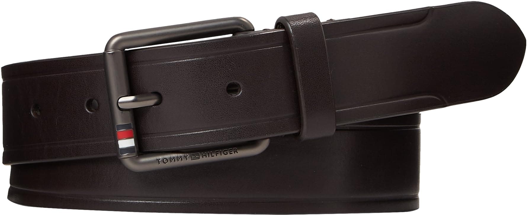 Tommy Hilfiger Herren Gürtel Casual 3.5 Ledergürtel 110 Braun (Coffee Bean)