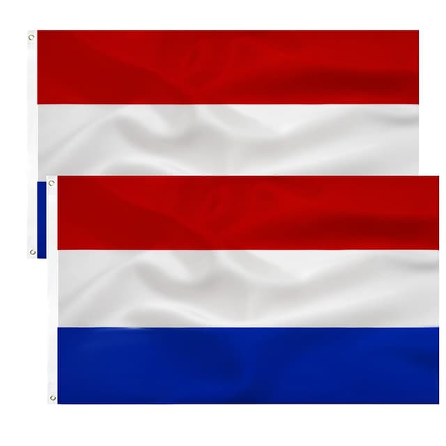 2pcs Nederland Nederlandse vlag 90x150cm-Indoor/Outdoor Quality Polyester with Vivid Color and Brass Grommets Decorations Dutch flag