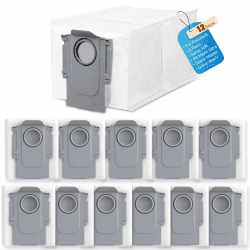 12 Stück Staubbeutel für Roborock Saros 10/10R/S8 MaxV Ultra/Qrevo Pro/Q revo/Qrevo MaxV/Qrevo S/Qrevo master/S8 Max Ultra Roboter Staubsauger Zubehör Teile, 3,0 l große Kapazität Staubbeutel Staubbeutel für S8 Maxv Ultra/Qrevo Master/Pro/Maxv/S/Saros 10r Angebot bei HelloDeals