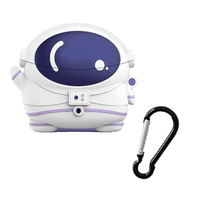 zZjoOoj Hülle Kompatibel mit Huawei FreeBuds 6 Schutzhülle Stoßfeste Weiche Case,Mit Karabiner,Anti-Fingerabdruck,Anti-Abrieb（Astronauts） HUAWEI Free Buds 6 Astronauts