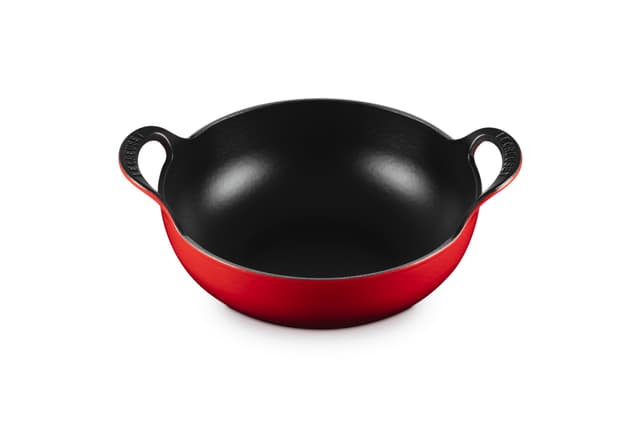 Le Creuset Balti Dish aus Gusseisen, 24 cm, 2,7 Liter, Kirschrot, 20142240600460 Kirschrot 24 cm
