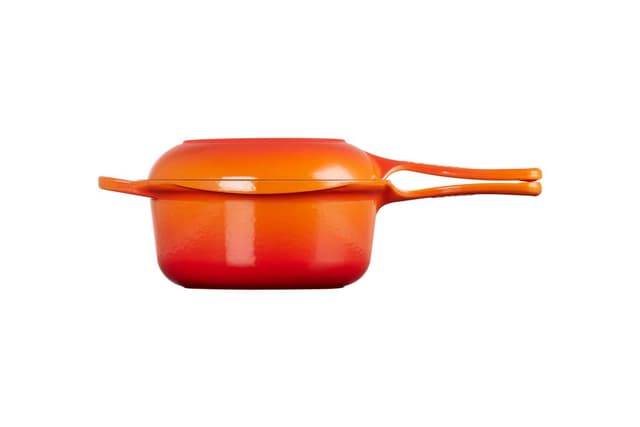 Le Creuset Signature 2-In-1 Marmitout, Gusseisen, Ø 22 cm, 2,3 L, Ofenrot, 25044220902460
