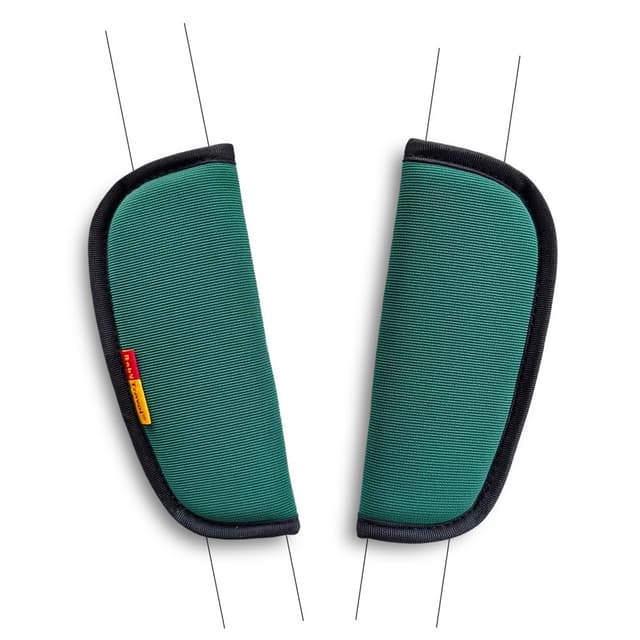 SeedFuture Gurtschoner für Kinderwagen, universal, weich, für Neugeborene, Kinder, Kleinkinder, Schultergurtpolster, Grün, 2 Stück