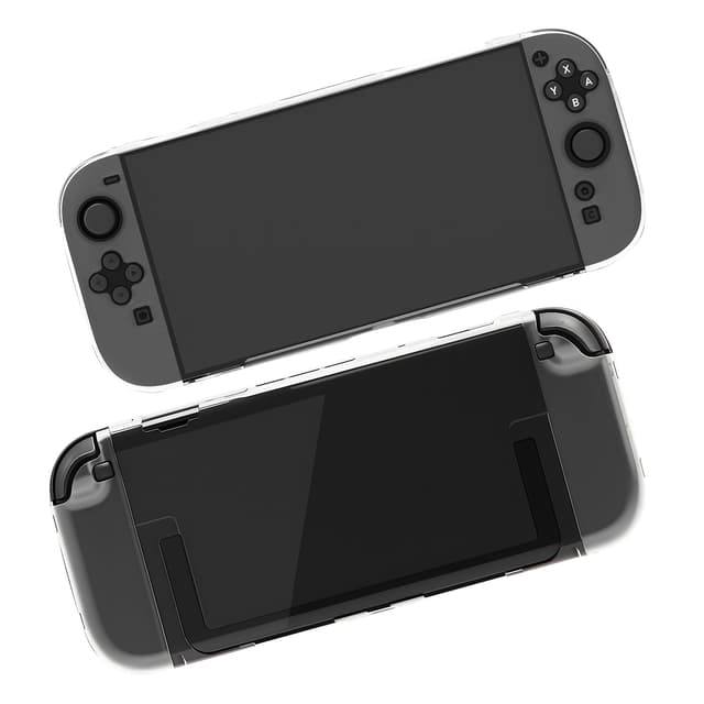Haofun Thin Fit Hülle für Nintendo Switch 2, Enthalten 1*PC Schutzhülle + 2*Griff Case, rutschfest Kratzfest und Stoßdämpfend Kompletter Schutz (HD Klar)