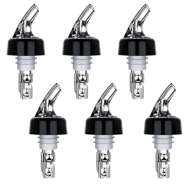 Uoimky Flaschenausgießer, 6cl Bottle Pour Spouts Auto-Pour Ausgießer Lecksicher Dosierhilfe Bottle Pourers Dispenser für Wine Cocktail Home Bar Getränke Wein Cocktailspende