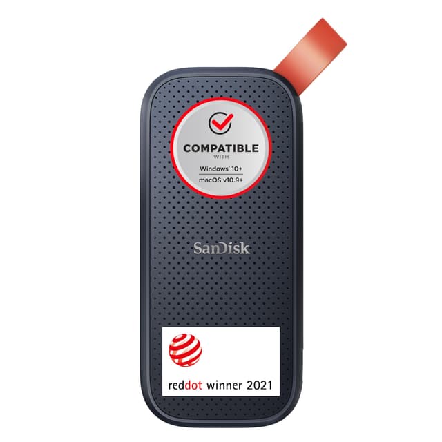 SanDisk Portable SSD 480GB, up to 520MB/s read speed, Festkörper-Laufwerk