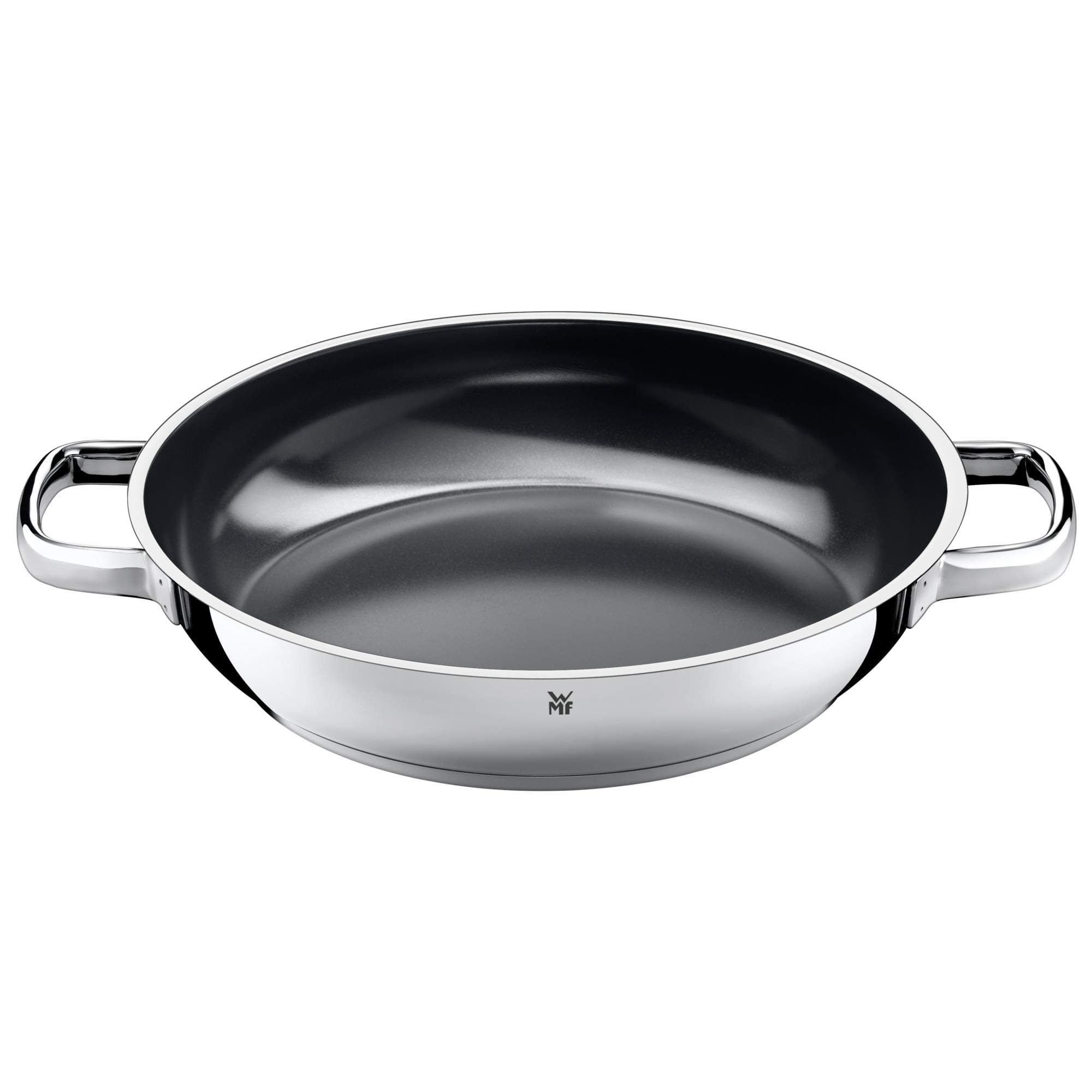 WMF Durado Brat-/ Servierpfanne 28 cm Induktion, Cromargan Edelstahl beschichtet, Keramikbeschichtung, backofenfest Durado – Servierpfanne 28 cm