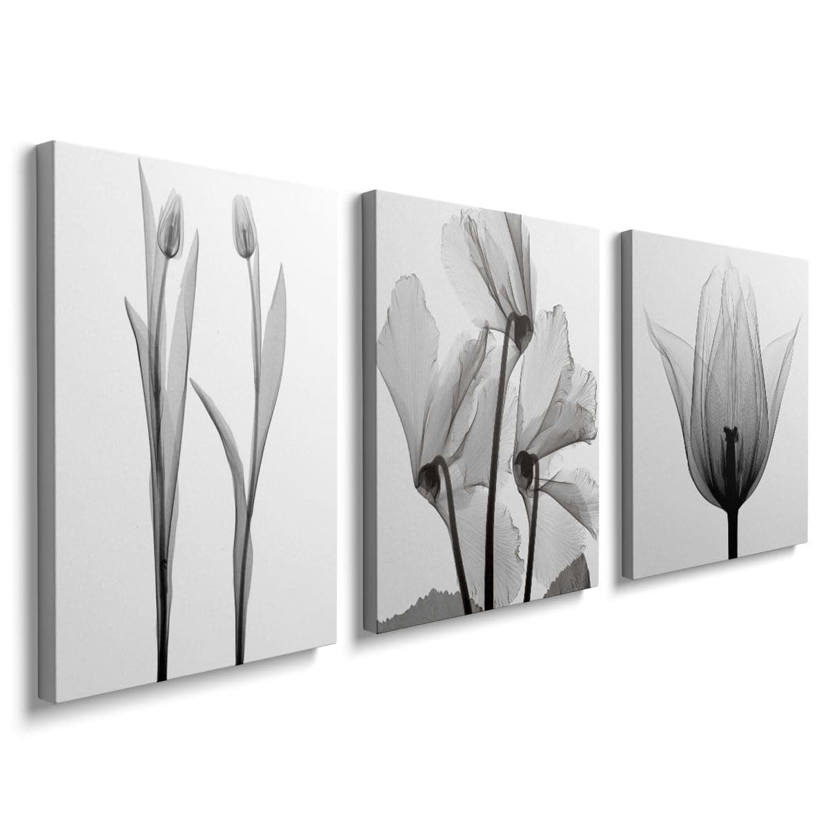 prinfantasy Poster Frühling Deko Wand Wohnzimmer - 3 Paneles Leinwand Bilder Wandbilder DYH0004 DYH0004 L