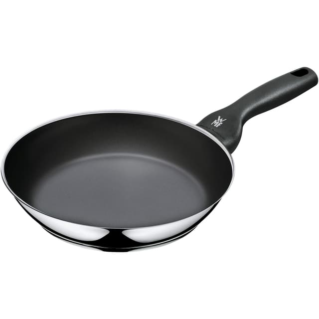 WMF Ceradur Profi Bratpfanne 24 cm Induktion, Cromargan Edelstahl beschichtet, Keramikbeschichtung, Kunststoffgriff Ø 24 cm