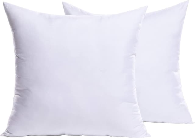 MIULEE Kissen 45x45 cm Füllung 2er Set, Waschbare Kissenfüllung Sofakissen, Polster Innenkissen Dekokissen, Polyester Füllkissen als Couchkissen, Sofa Kissen, Zierkissen, Kisseninlet 45 x 45 2 45*45cm