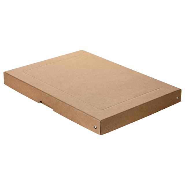 Original Falken PureBox Nature. Made in Germany. 40 mm hoch DIN A3. Aufbewahrungsbox mit Deckel aus stabilem Karton Vegan Geschenkbox Transportbox Schachtel Allzweckbox DIN A3 | 40mm 1 PureBox