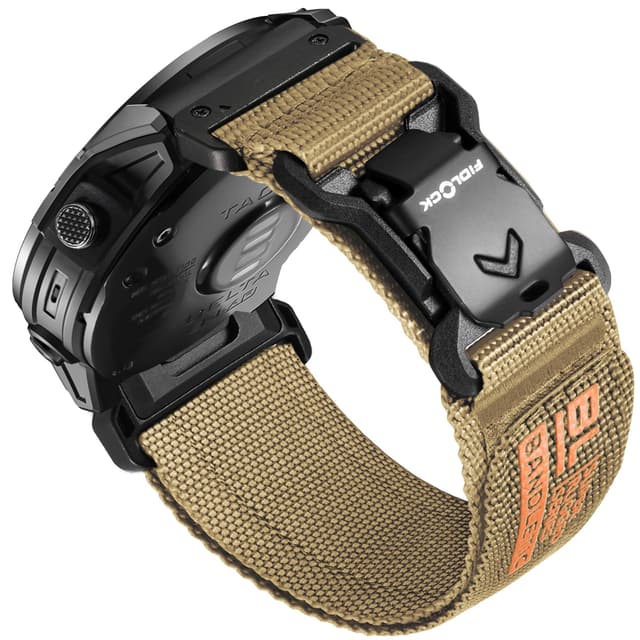 Bandletic Nylon Kompatibel mit Garmin 26mm Easy Fit Armband, Magnetbänder Fidlock V-Buckle for Fenix 8 E 51mm/7X 6X Pro/5X Plus/3 HR/Tactix/Descent/Enduro/Instinct 2X/ Quatix 3