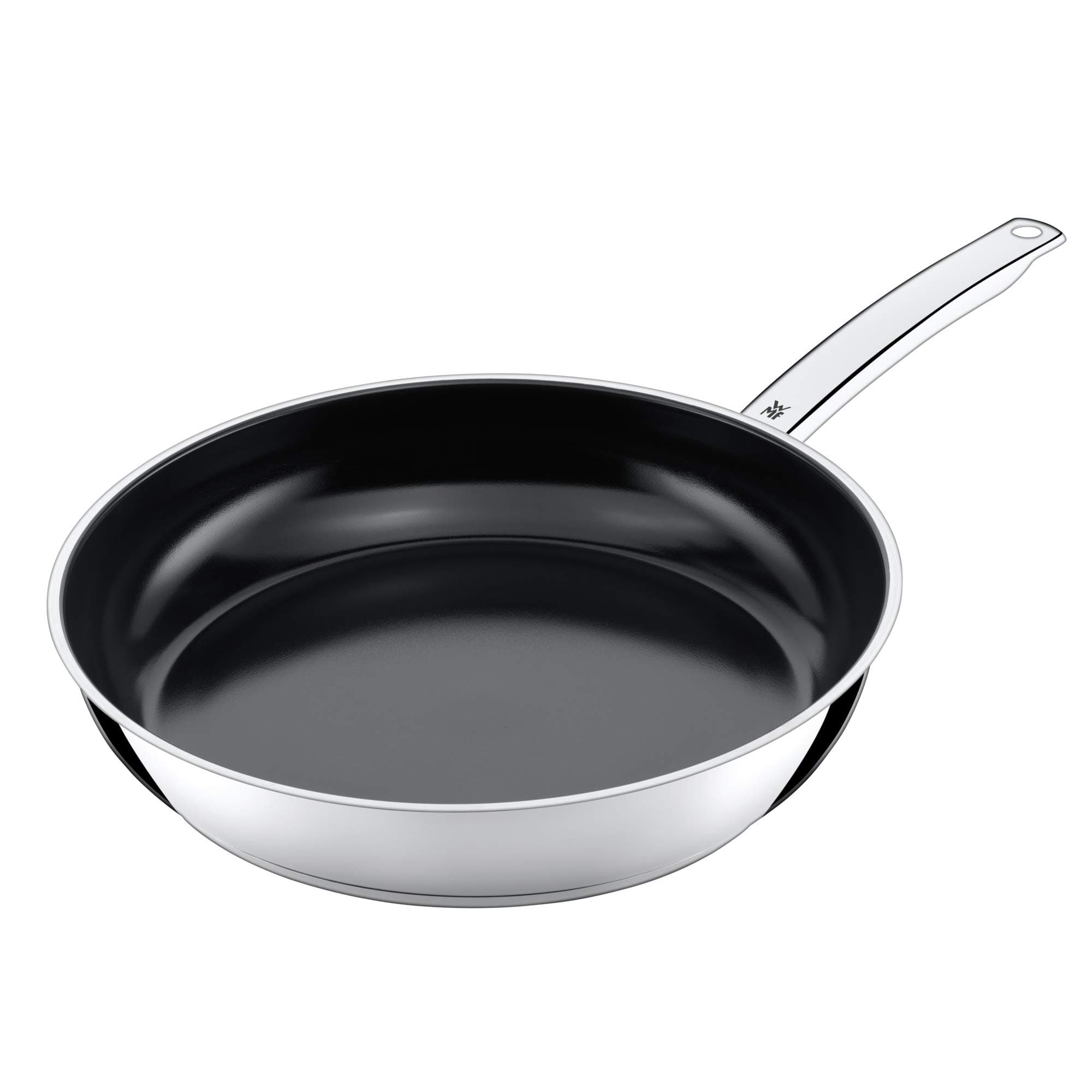 WMF Durado Bratpfanne 32 cm Induktion, Cromargan Edelstahl beschichtet, Pfanne groß, Keramikbeschichtung, backofenfest Durado – Stielpfanne 32 cm