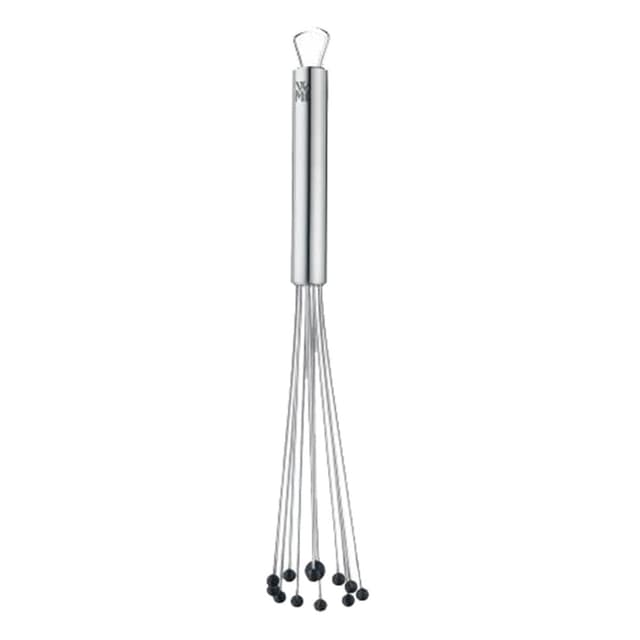 WMF Profi Plus Rührblitz 27 cm, Schneebesen Silikon -Kugeln, Cromargan Edelstahl teilmattiert, Rührblitz Silikon-Kugeln hitzebeständiges Silikon, Rührbesen, Quirl 1 - Pack Single