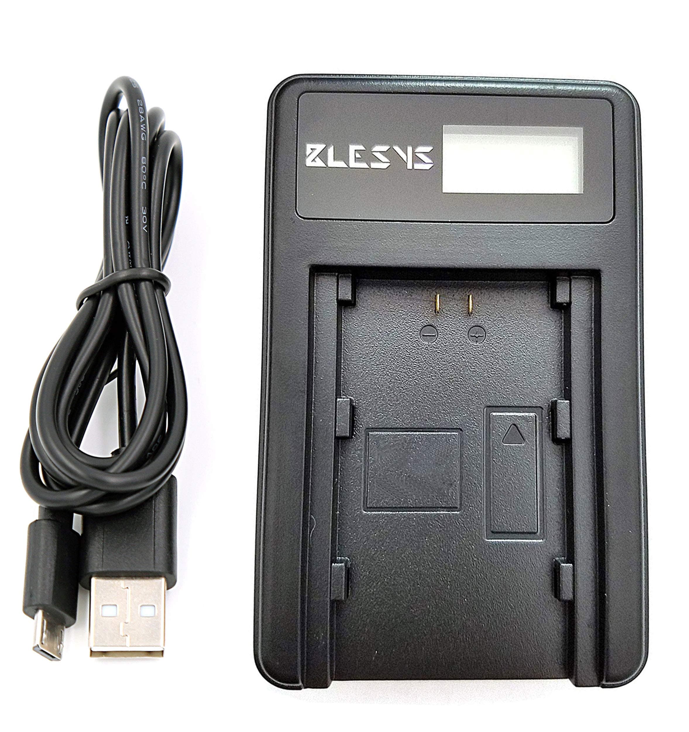 BLESYS USB-Ladegerät für Sony NP-FV50A NP-FV70A NP-FV100A Stromversorgung über USB-Wandadapter, Auto-USB-Ladegerät, 5 V Power Bank, Laptop- und Computer-USB-Anschlüsse